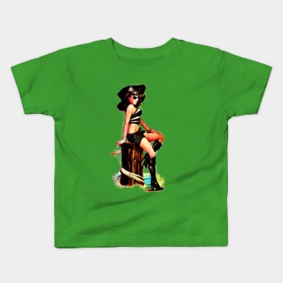 Pirate Girl Kids T-Shirt